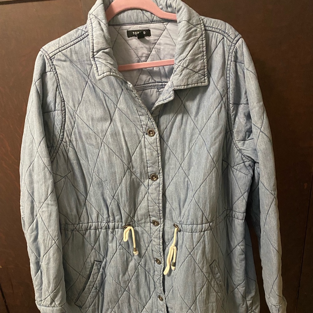 Torrid Quilted Denim Jacket